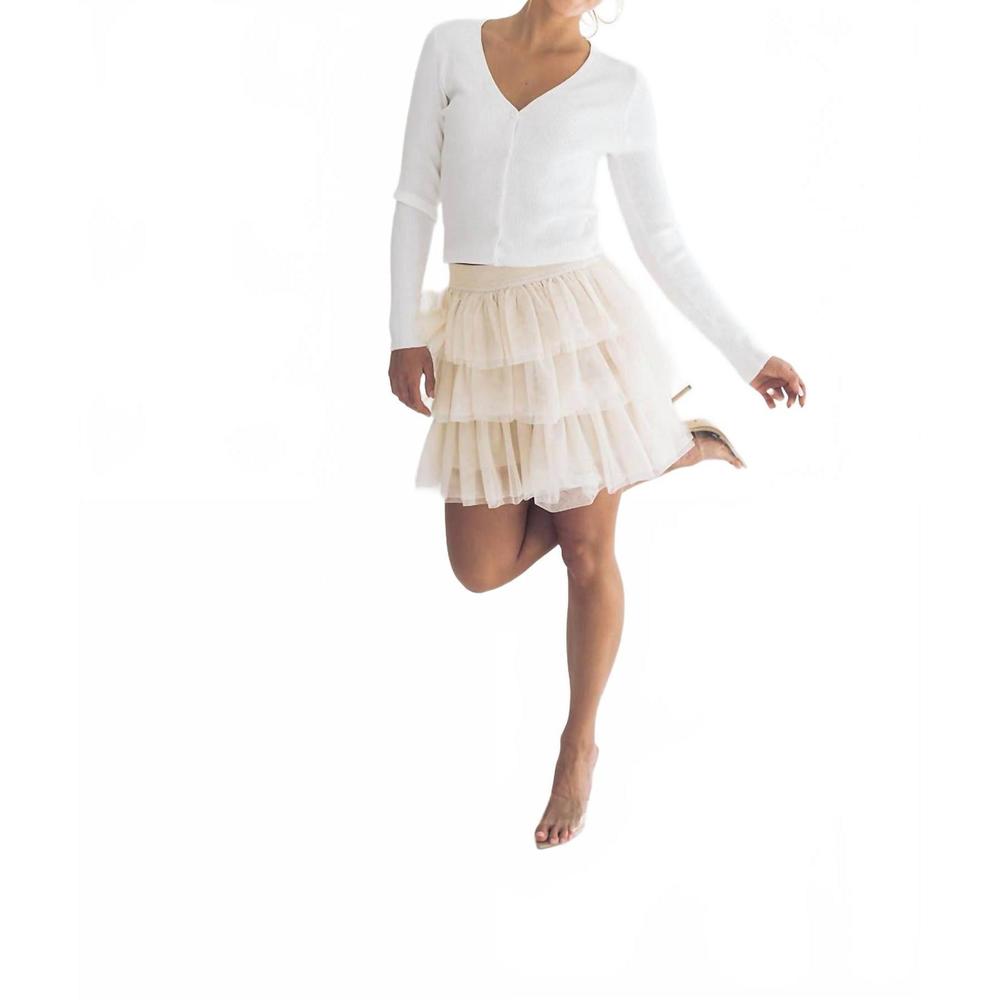 NEW FALCON PARK sema cardigan in white